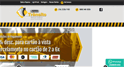 Desktop Screenshot of nossotransito.com.br